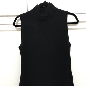 Vintage Black Turtleneck Tank